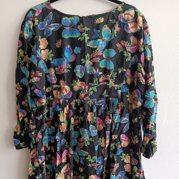 Multicolored Butterfly and Flower Dress from WeBeBop - Picture 3 of 3